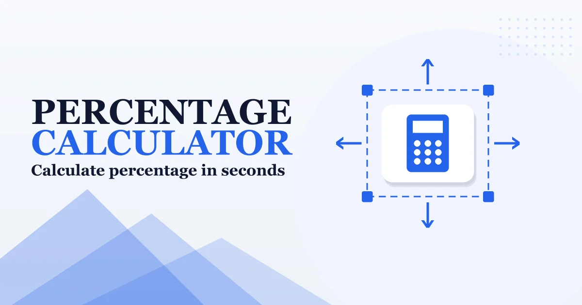 Percentage Calculator – free online tool