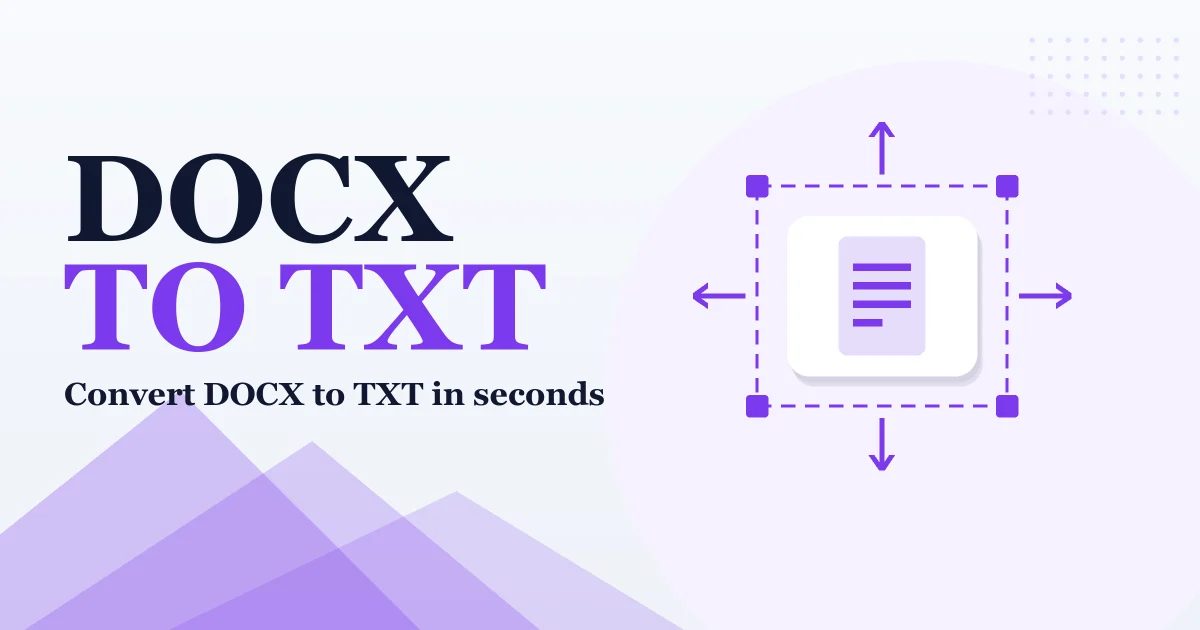DOCX to TXT – free online tool