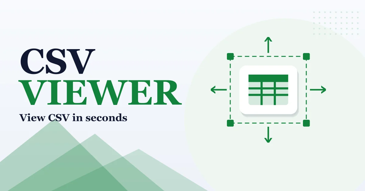 CSV Viewer – free online tool