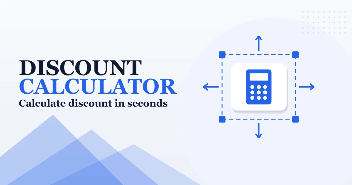 Discount Calculator – free online tool