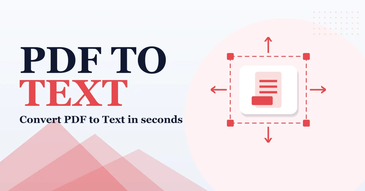 PDF to Text – free online tool