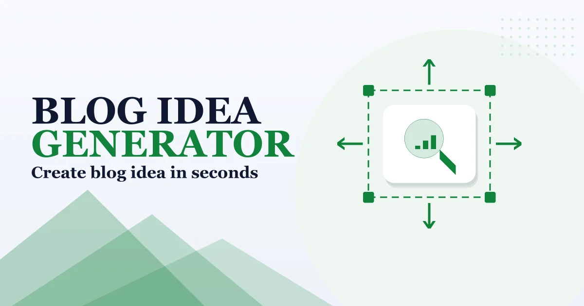 Blog Idea Generator – free online tool