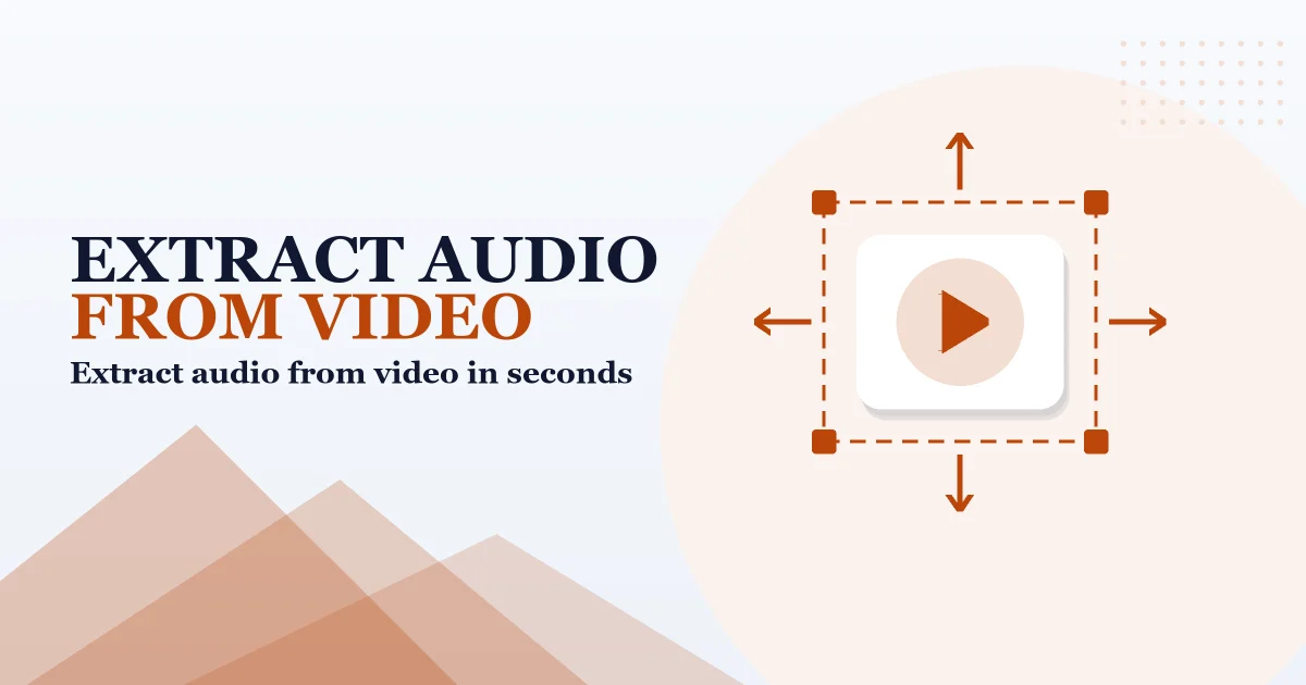Extract Audio from Video – free online tool