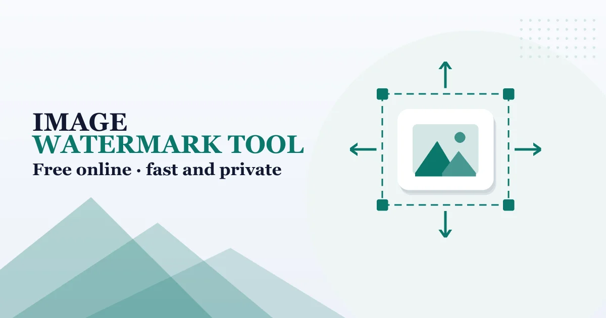Image Watermark Tool – free online tool
